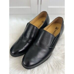 Toto Mens Black Leather Dress Shoes Height Increasing Elevator Invisible Lift 11
